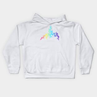 Table Rock Lake - Rainbow Kids Hoodie